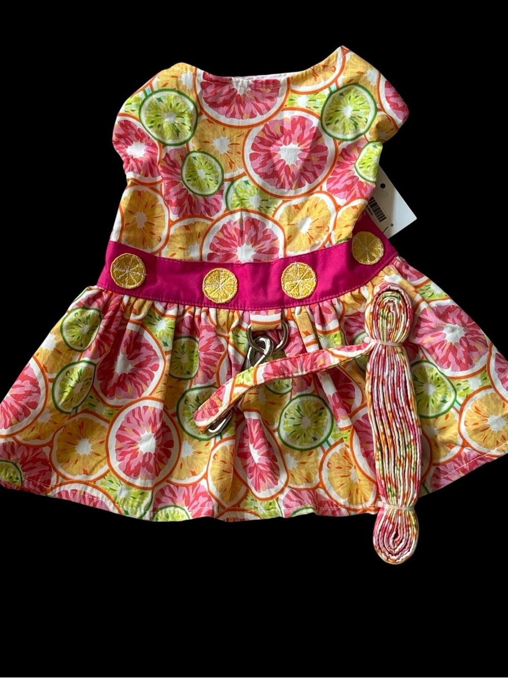 Doggie Design Citrus Slice Harness Dress!